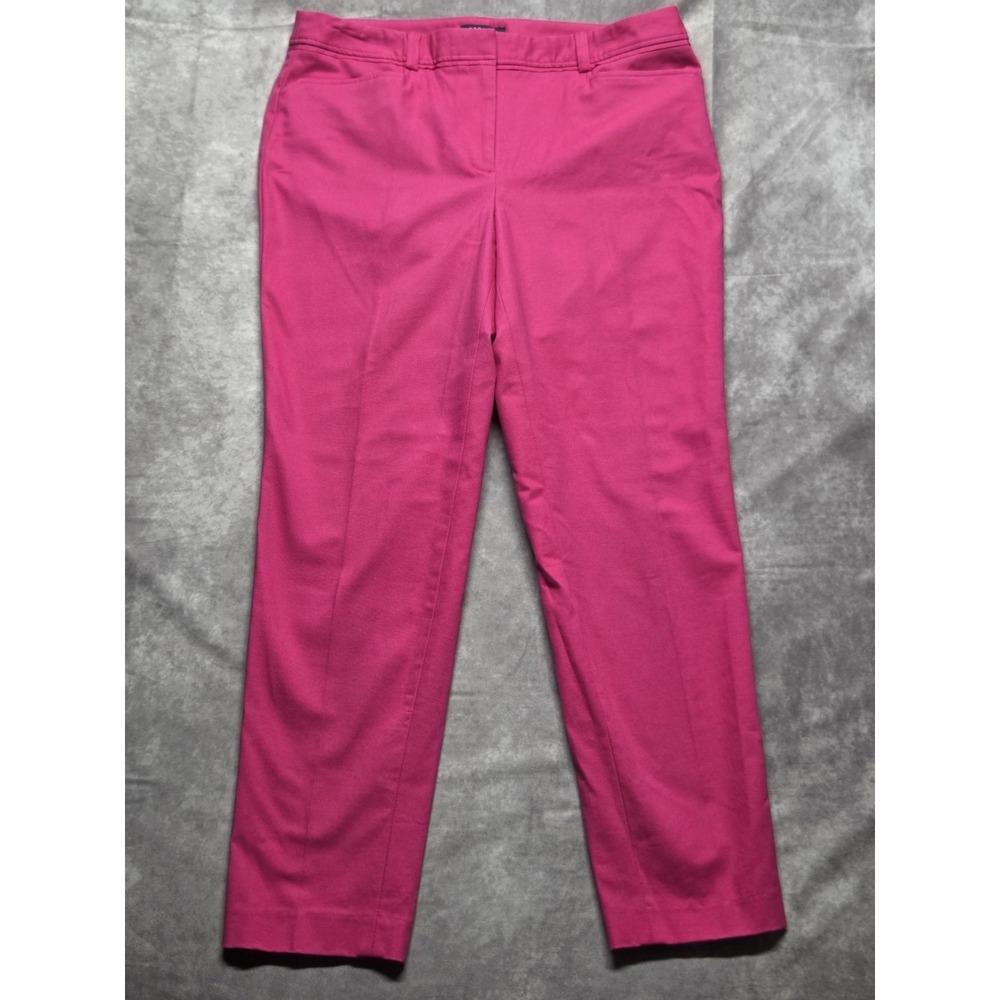 Jones New Yorkโ Signature Pink Sz 8 Dress Pants Cotton Elastane Stretch Preppy